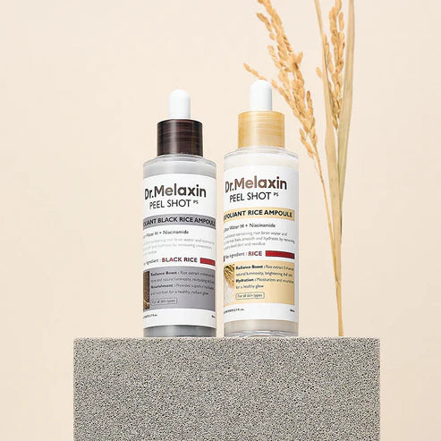 Dr. Melaxin Rice Peeling Ampoule (80ml, Korean Skincare)